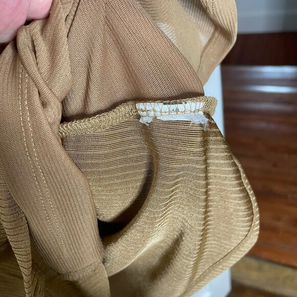 INC International Concepts Ribbed Top with Keyhole Cutout Size XL - Picture 4 of 4